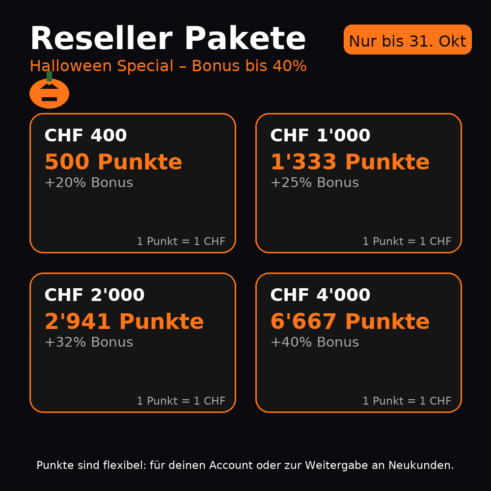 Halloween Reseller Packages