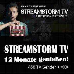 Advent: Streamstorm TV für 2 Benutzer